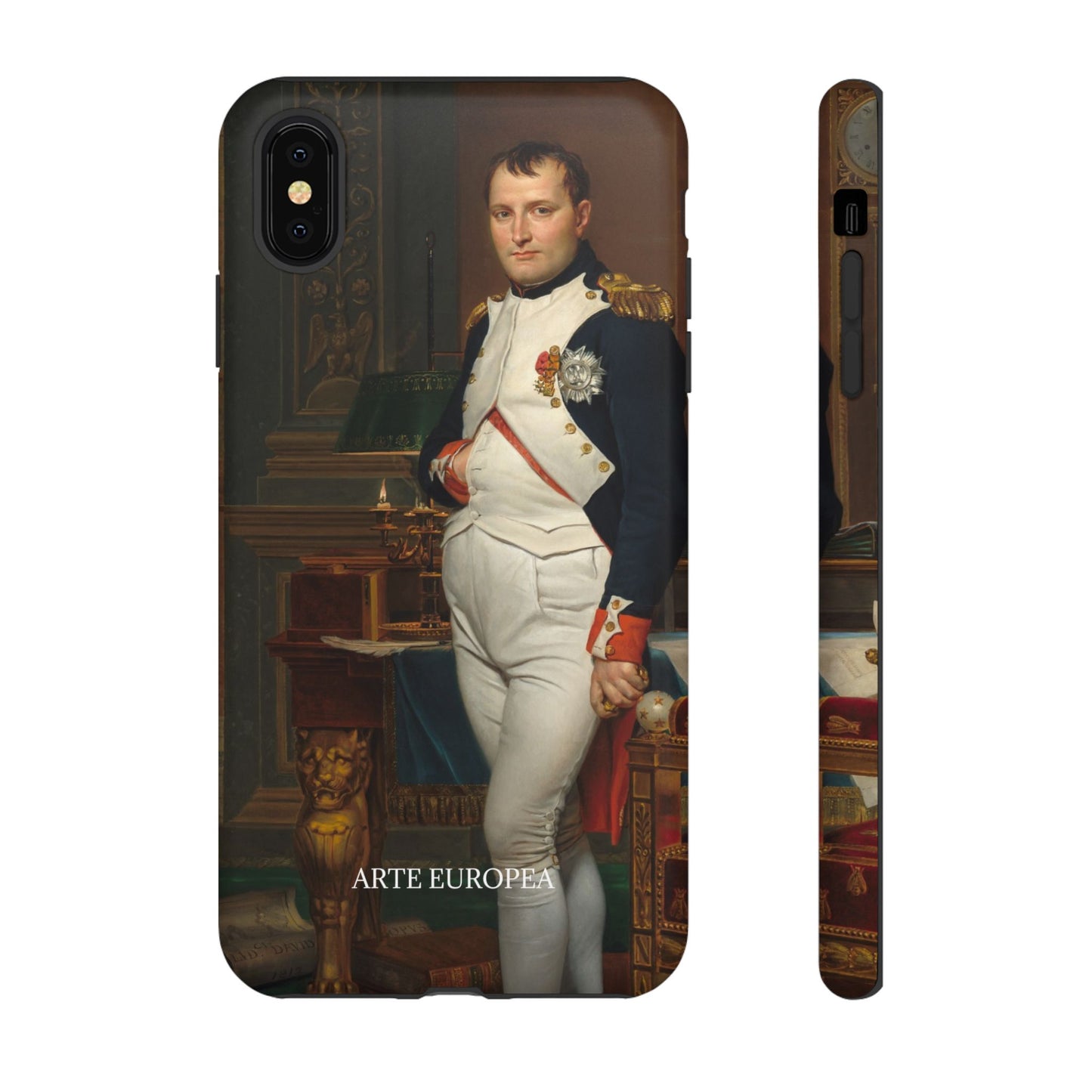 The Emperor Napoleon in His Study at the Tuileries - Jacques-Louis David (1812) - Phone Case