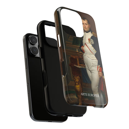 The Emperor Napoleon in His Study at the Tuileries - Jacques-Louis David (1812) - Phone Case