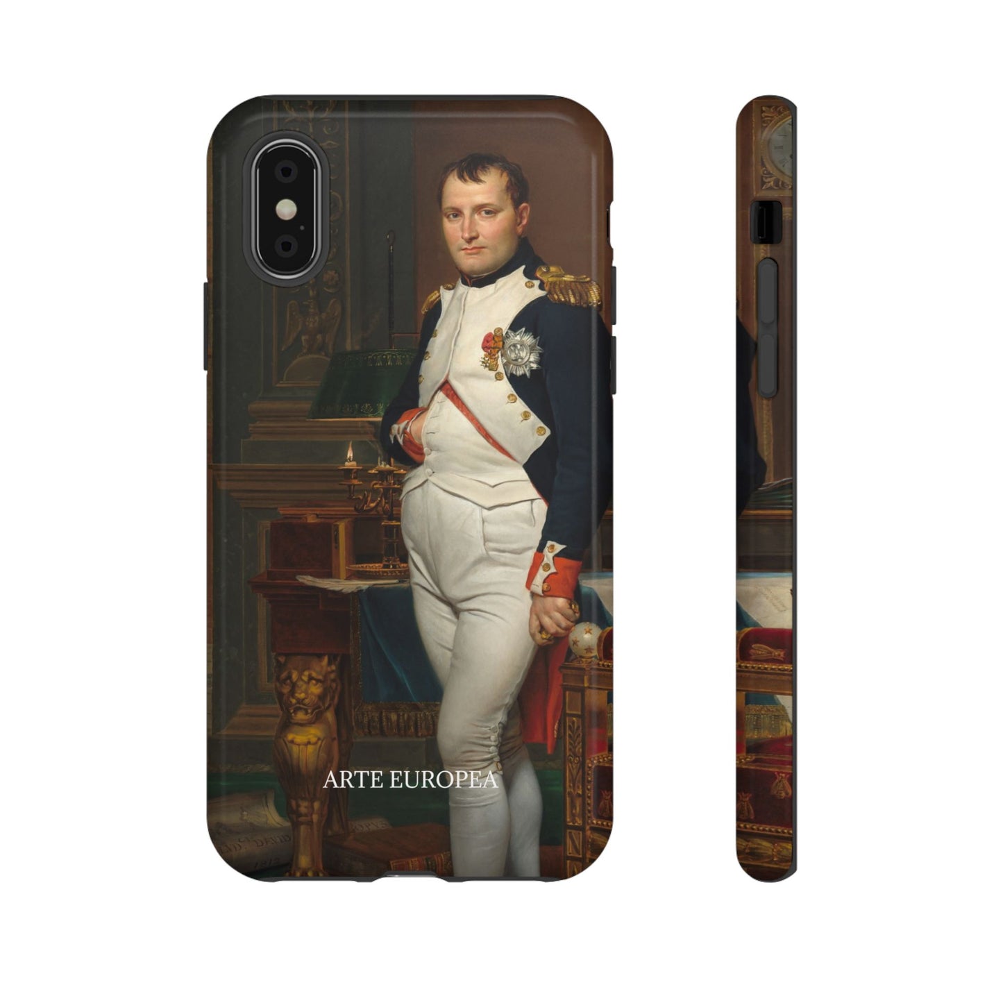 The Emperor Napoleon in His Study at the Tuileries - Jacques-Louis David (1812) - Phone Case