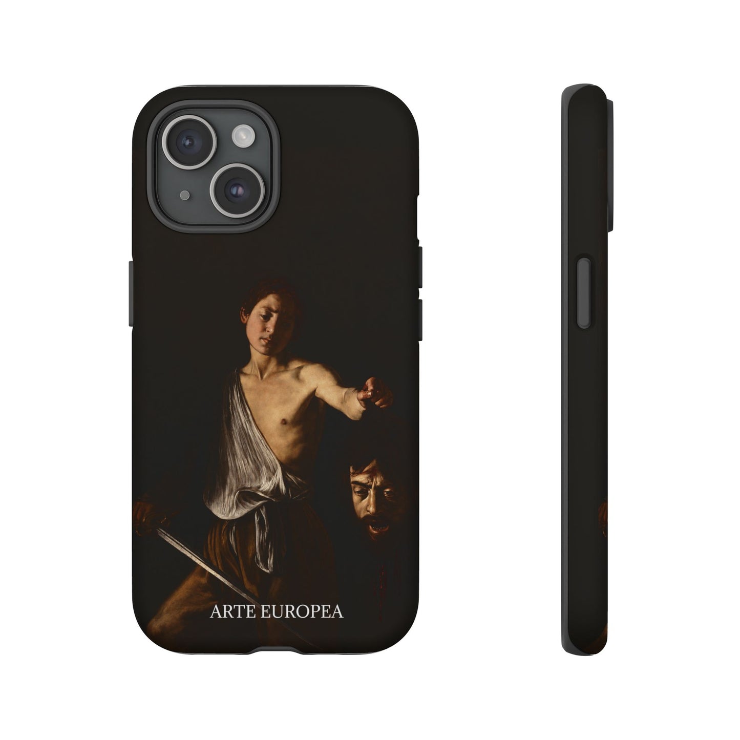 David with the Head of Goliath- Caravaggio (1609-1610) - iPhone Case