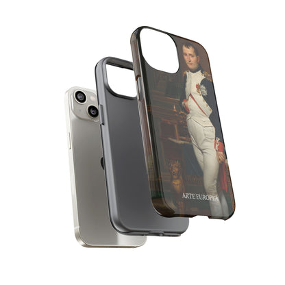 The Emperor Napoleon in His Study at the Tuileries - Jacques-Louis David (1812) - Phone Case