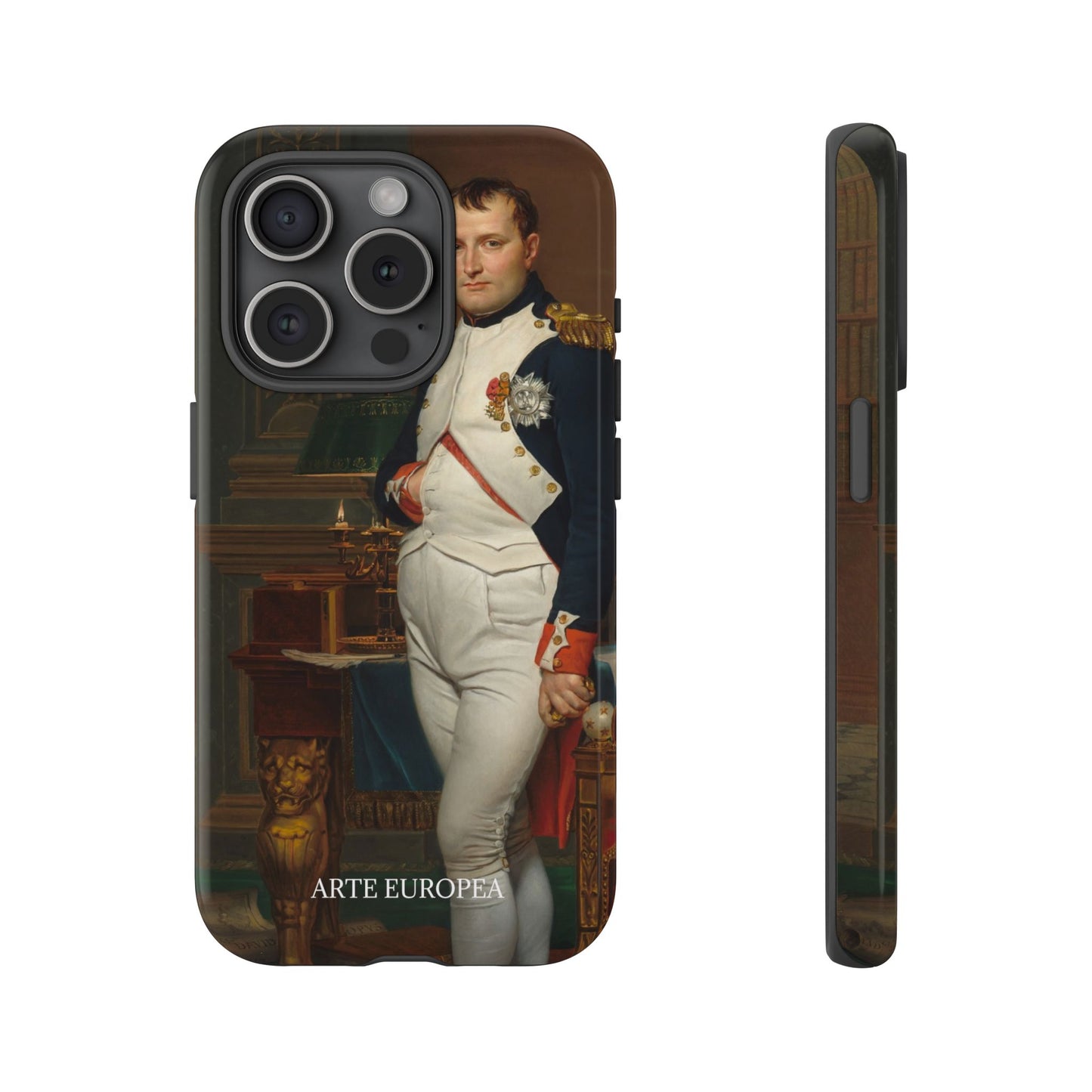 The Emperor Napoleon in His Study at the Tuileries - Jacques-Louis David (1812) - Phone Case