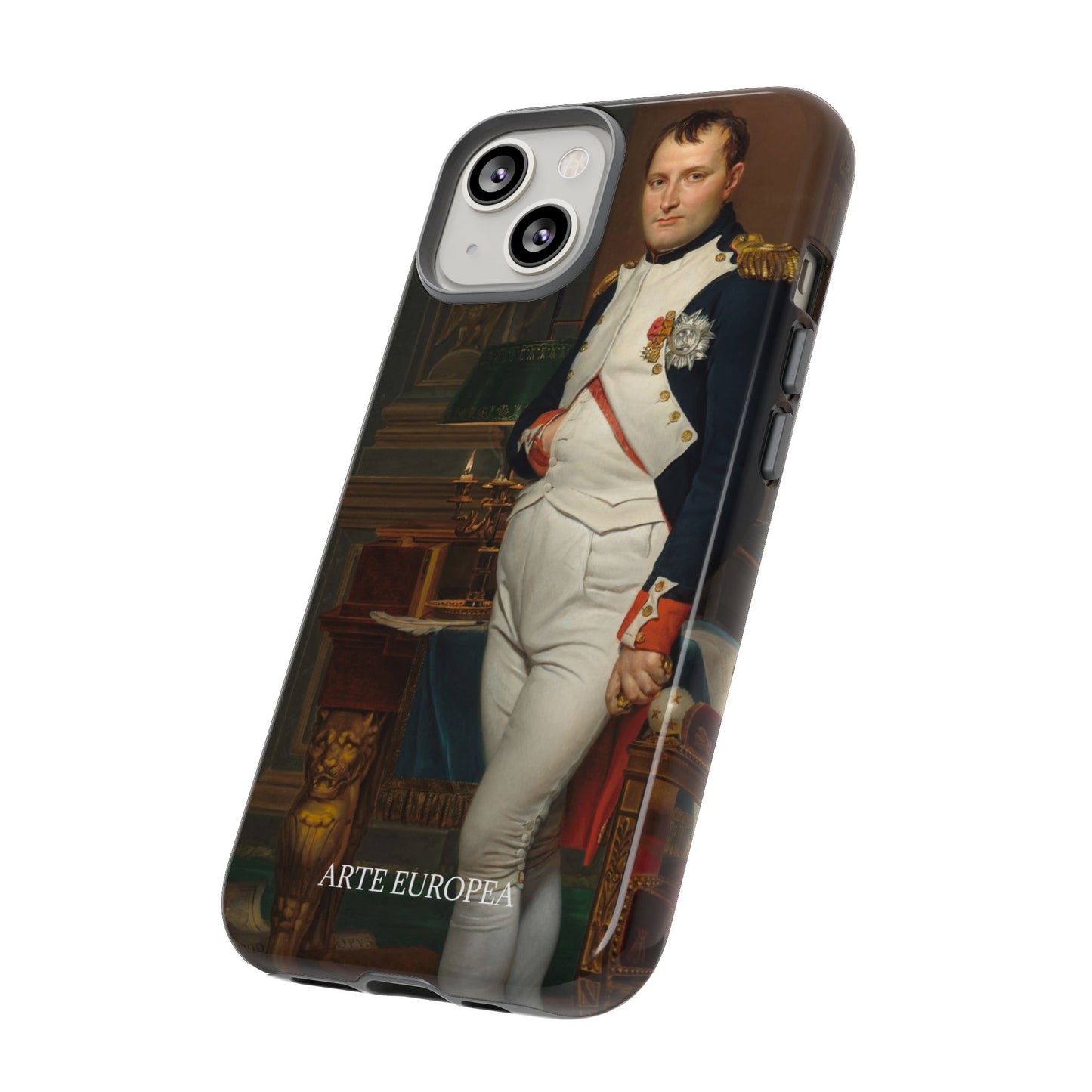 The Emperor Napoleon in His Study at the Tuileries - Jacques-Louis David (1812) - Phone Case