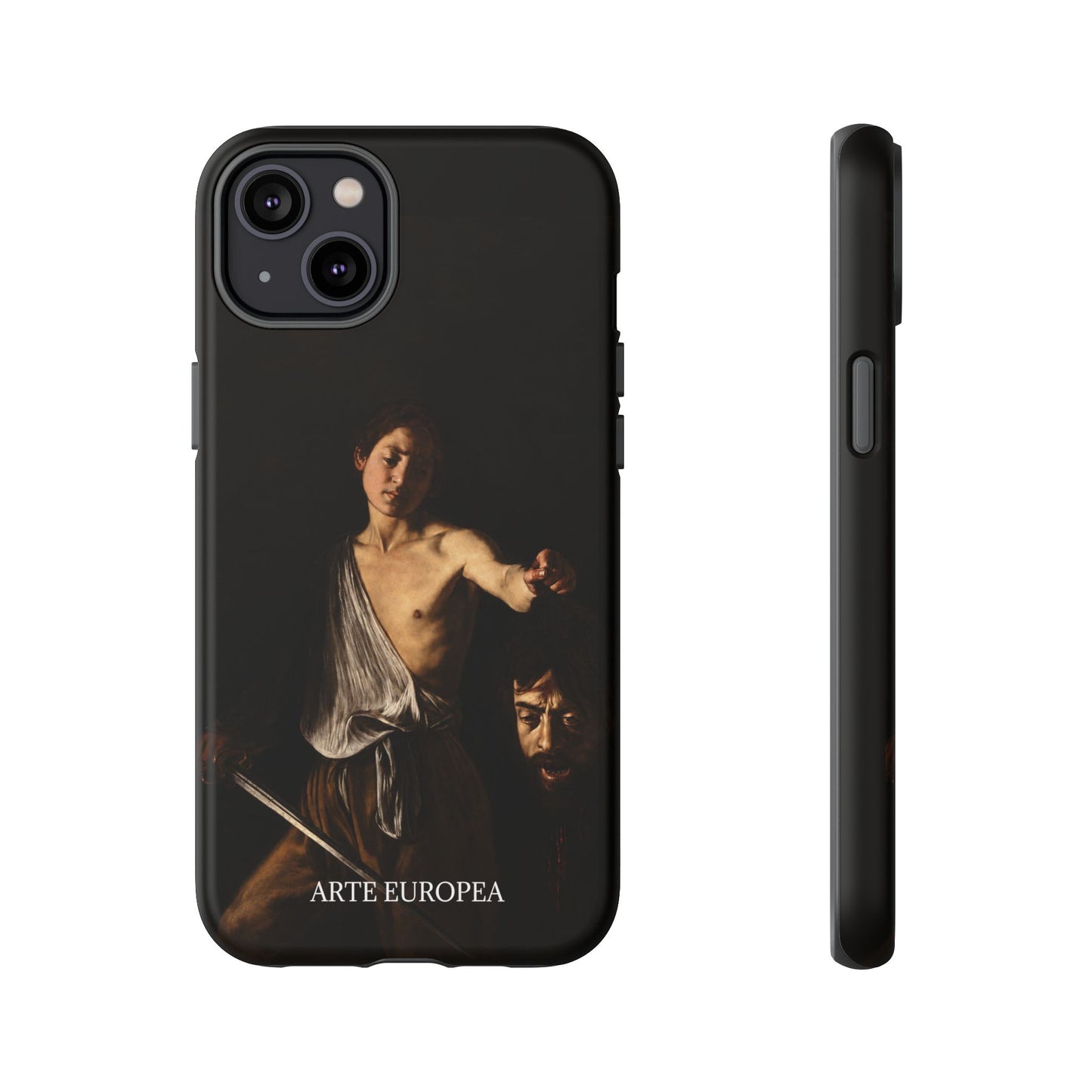 David with the Head of Goliath- Caravaggio (1609-1610) - iPhone Case