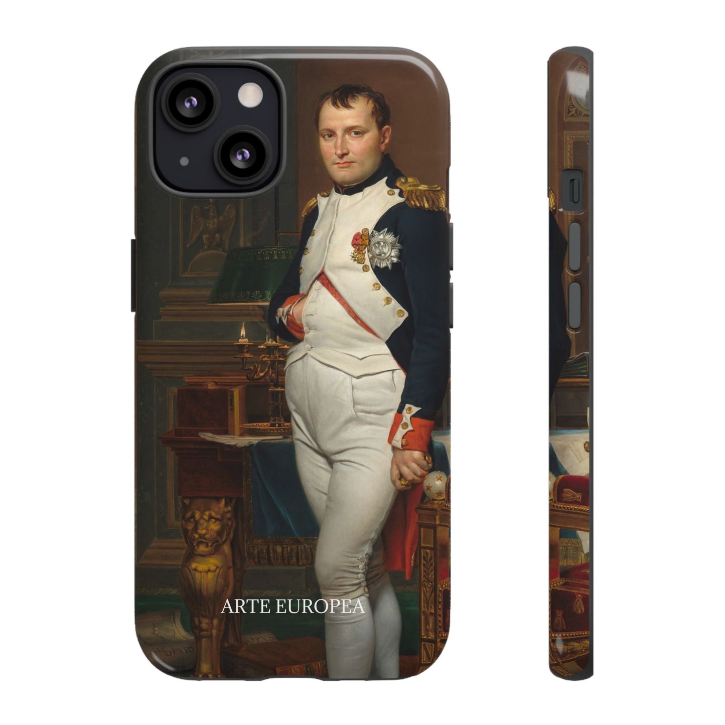 The Emperor Napoleon in His Study at the Tuileries - Jacques-Louis David (1812) - Phone Case