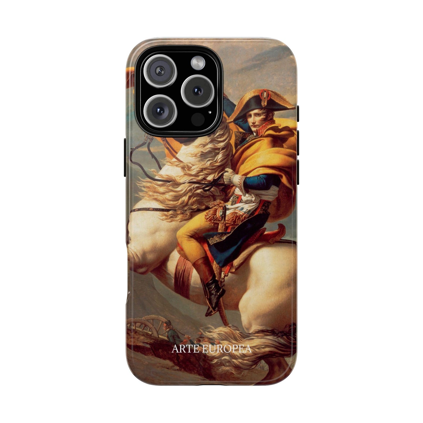 Napoleon Crossing the Alps - Jacques-Louis David (1801) - Phone Case