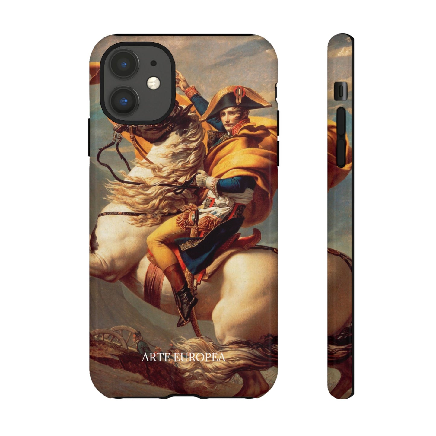 Napoleon Crossing the Alps - Jacques-Louis David (1801) - Phone Case