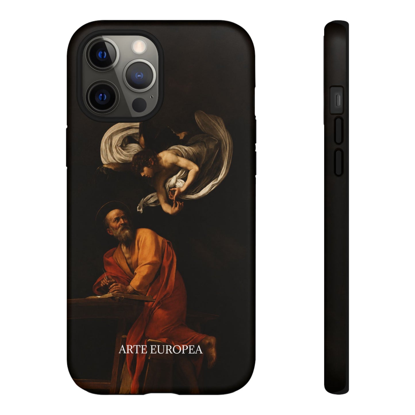 The Inspiration of Saint Matthew - Caravaggio (1602) - iPhone Case