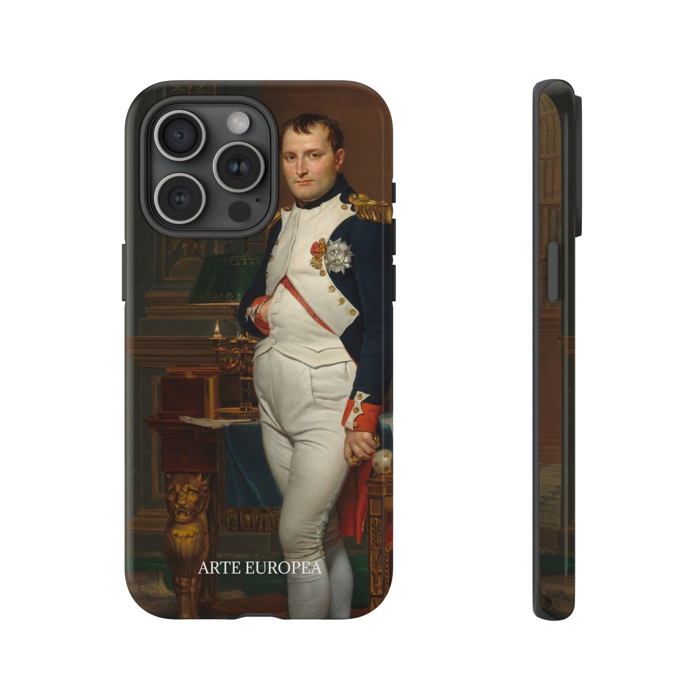 The Emperor Napoleon in His Study at the Tuileries - Jacques-Louis David (1812) - Phone Case