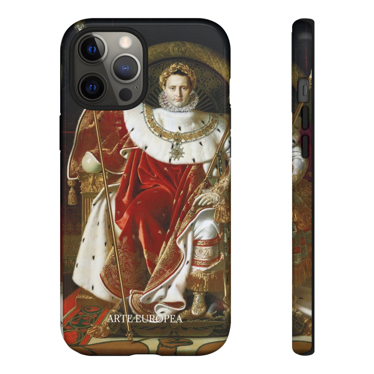 Napoleon I on His Imperial Throne - Jean-Auguste-Dominique Ingres (1806) - iPhone Case
