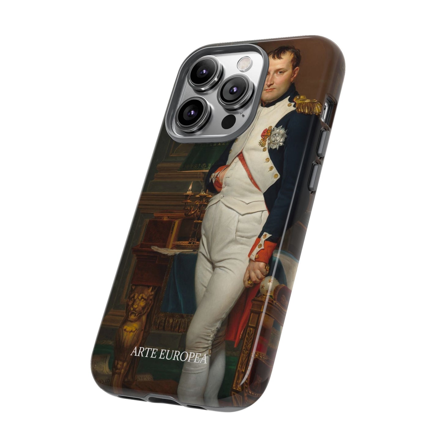 The Emperor Napoleon in His Study at the Tuileries - Jacques-Louis David (1812) - Phone Case