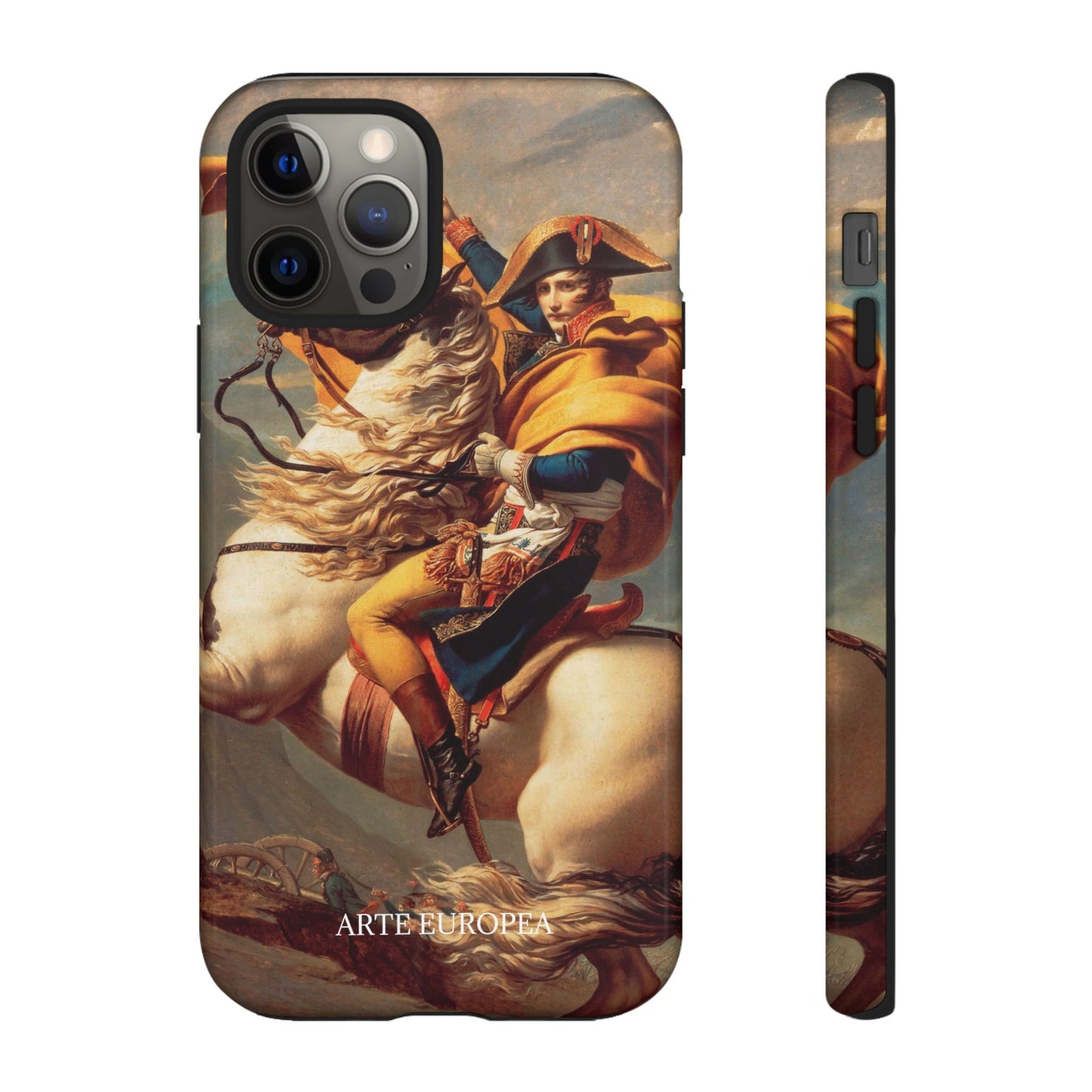 Napoleon Crossing the Alps - Jacques-Louis David (1801) - Phone Case