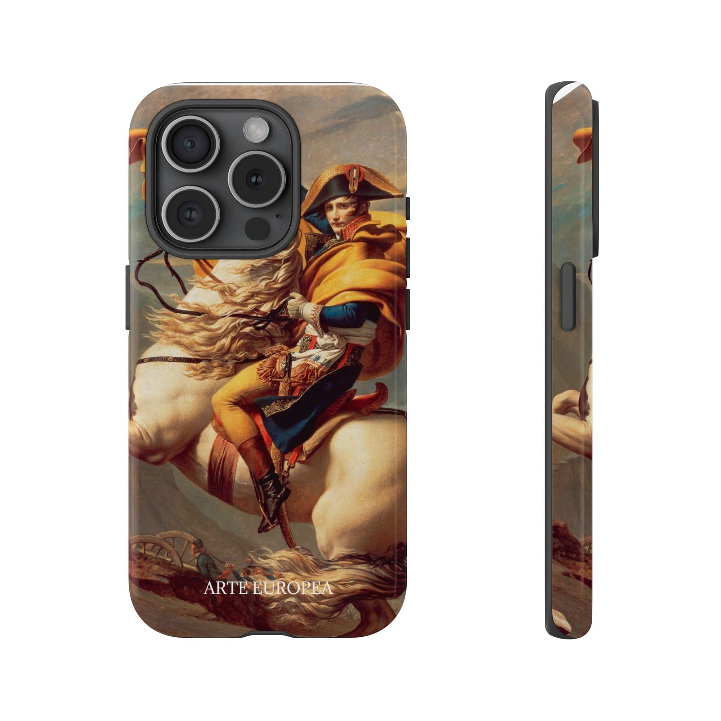 Napoleon Crossing the Alps - Jacques-Louis David (1801) - Phone Case