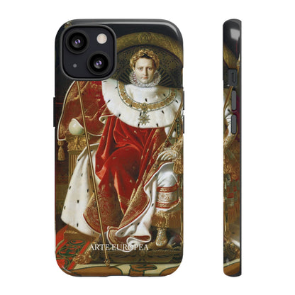 Napoleon I on His Imperial Throne - Jean-Auguste-Dominique Ingres (1806) - iPhone Case
