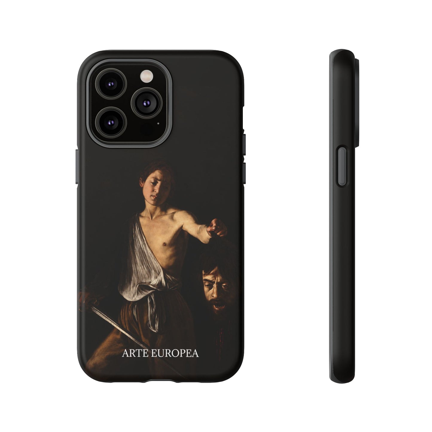 David with the Head of Goliath- Caravaggio (1609-1610) - iPhone Case