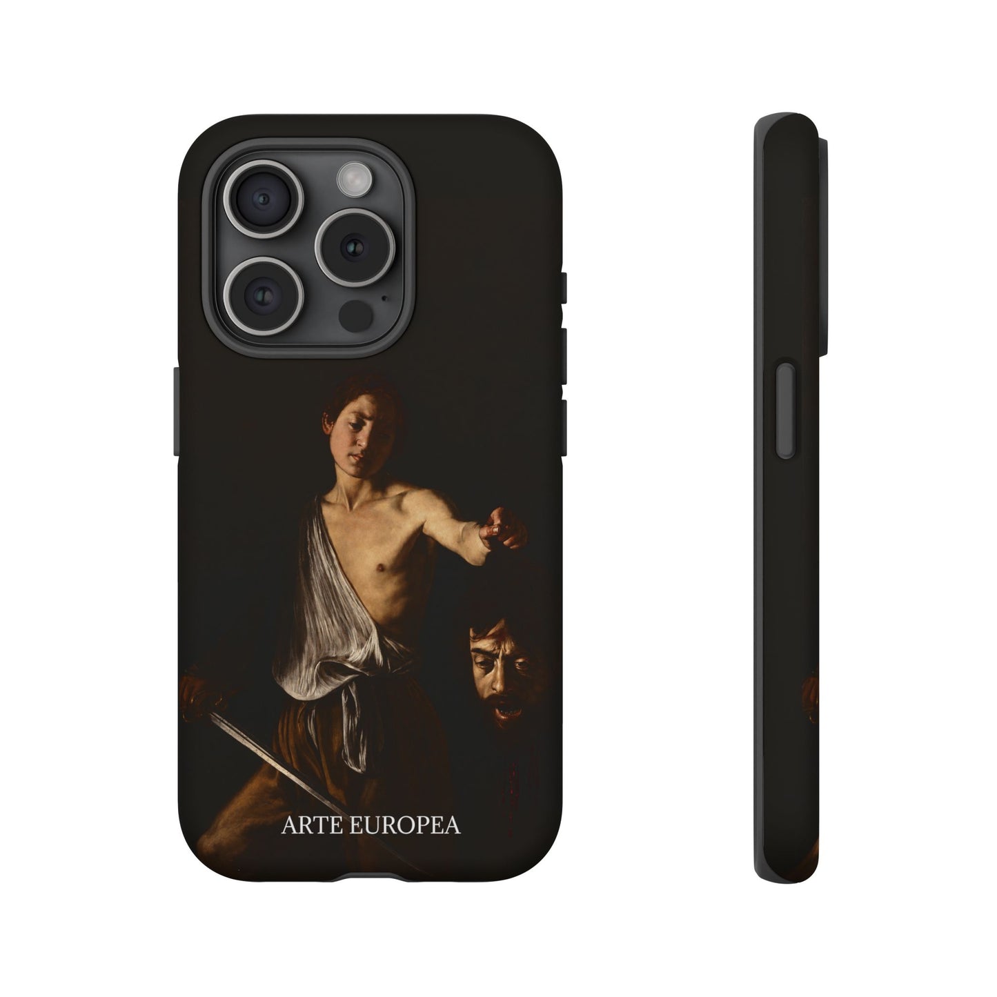David with the Head of Goliath- Caravaggio (1609-1610) - iPhone Case