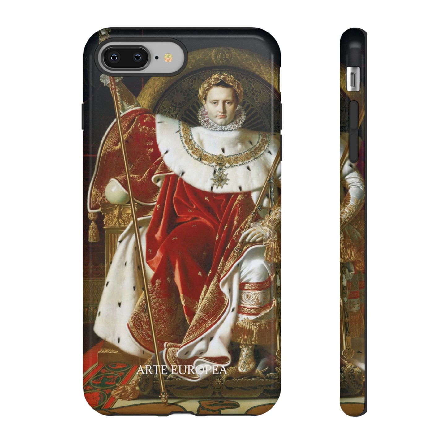 Napoleon I on His Imperial Throne - Jean-Auguste-Dominique Ingres (1806) - iPhone Case