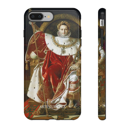 Napoleon I on His Imperial Throne - Jean-Auguste-Dominique Ingres (1806) - iPhone Case