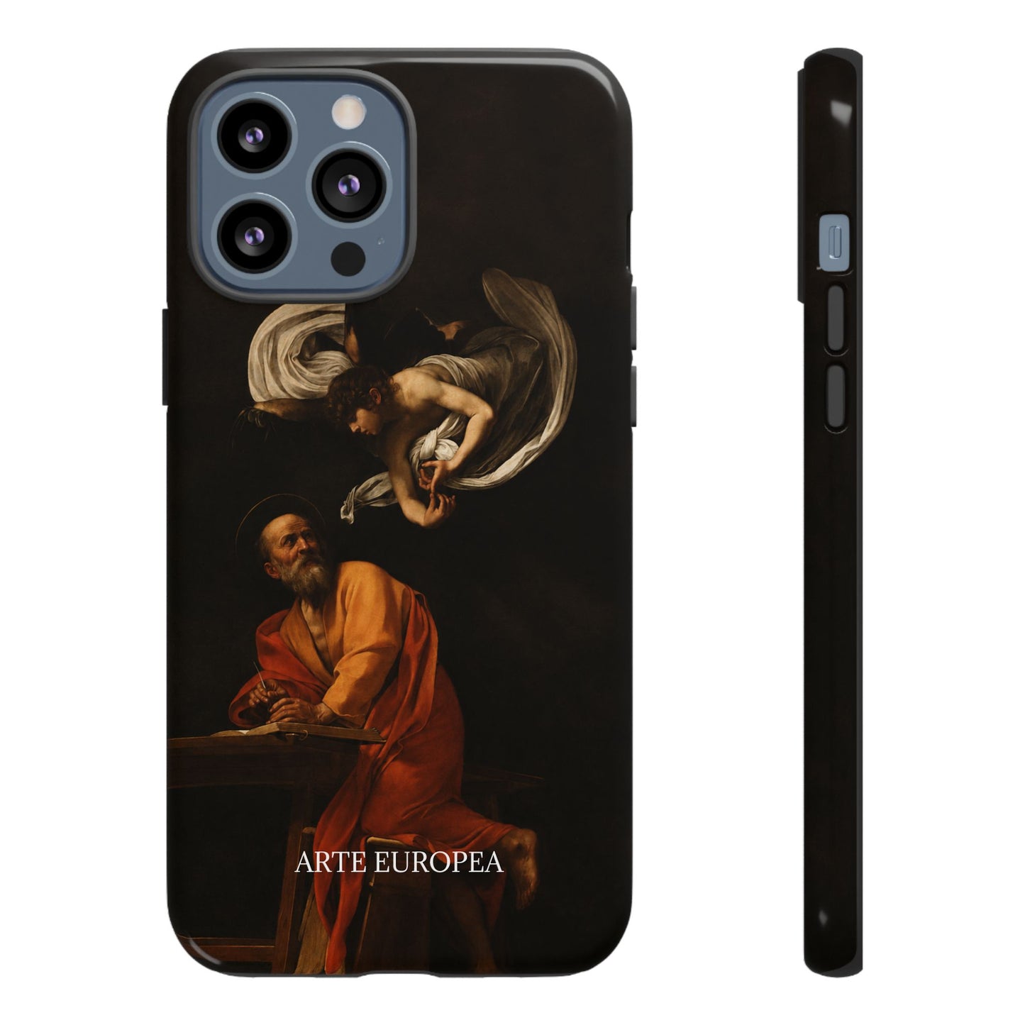 The Inspiration of Saint Matthew - Caravaggio (1602) - iPhone Case