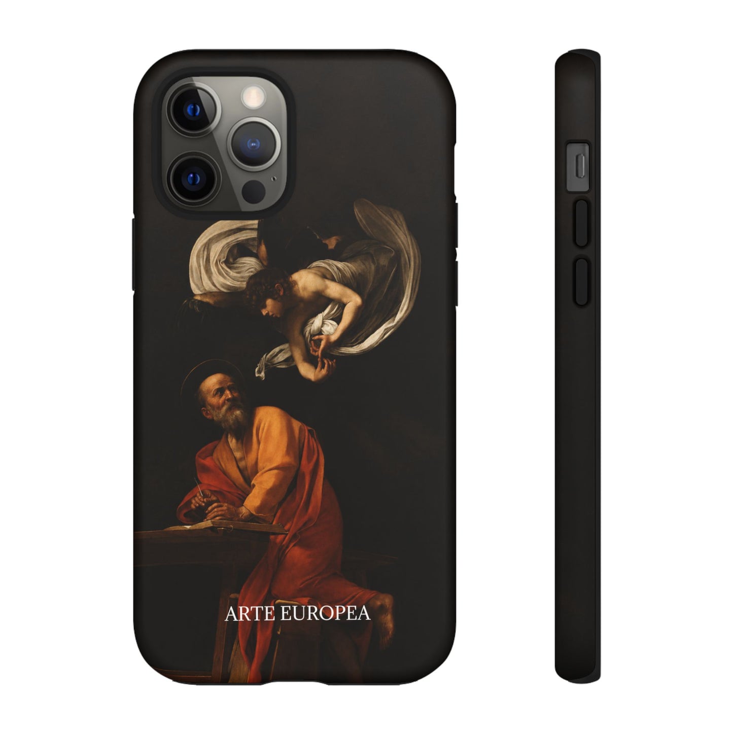 The Inspiration of Saint Matthew - Caravaggio (1602) - iPhone Case