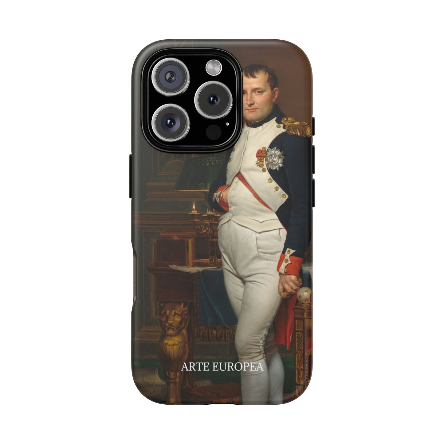 The Emperor Napoleon in His Study at the Tuileries - Jacques-Louis David (1812) - Phone Case