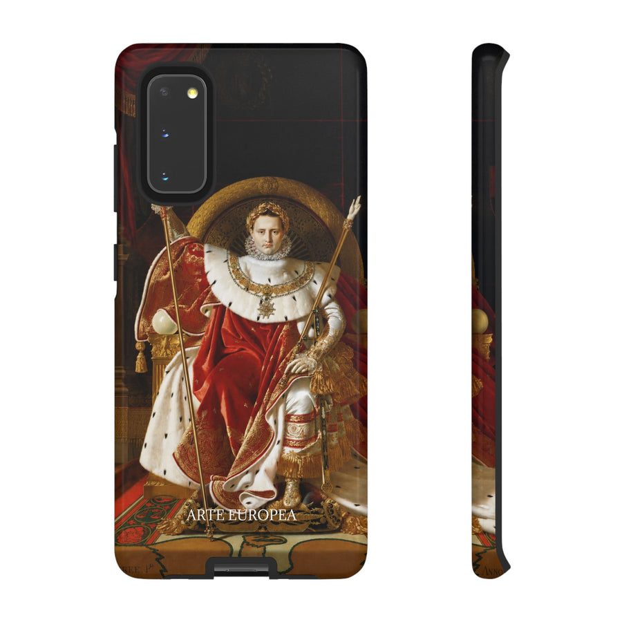 Napoleon I on His Imperial Throne by Jean-Dominique Ingres, phone case
