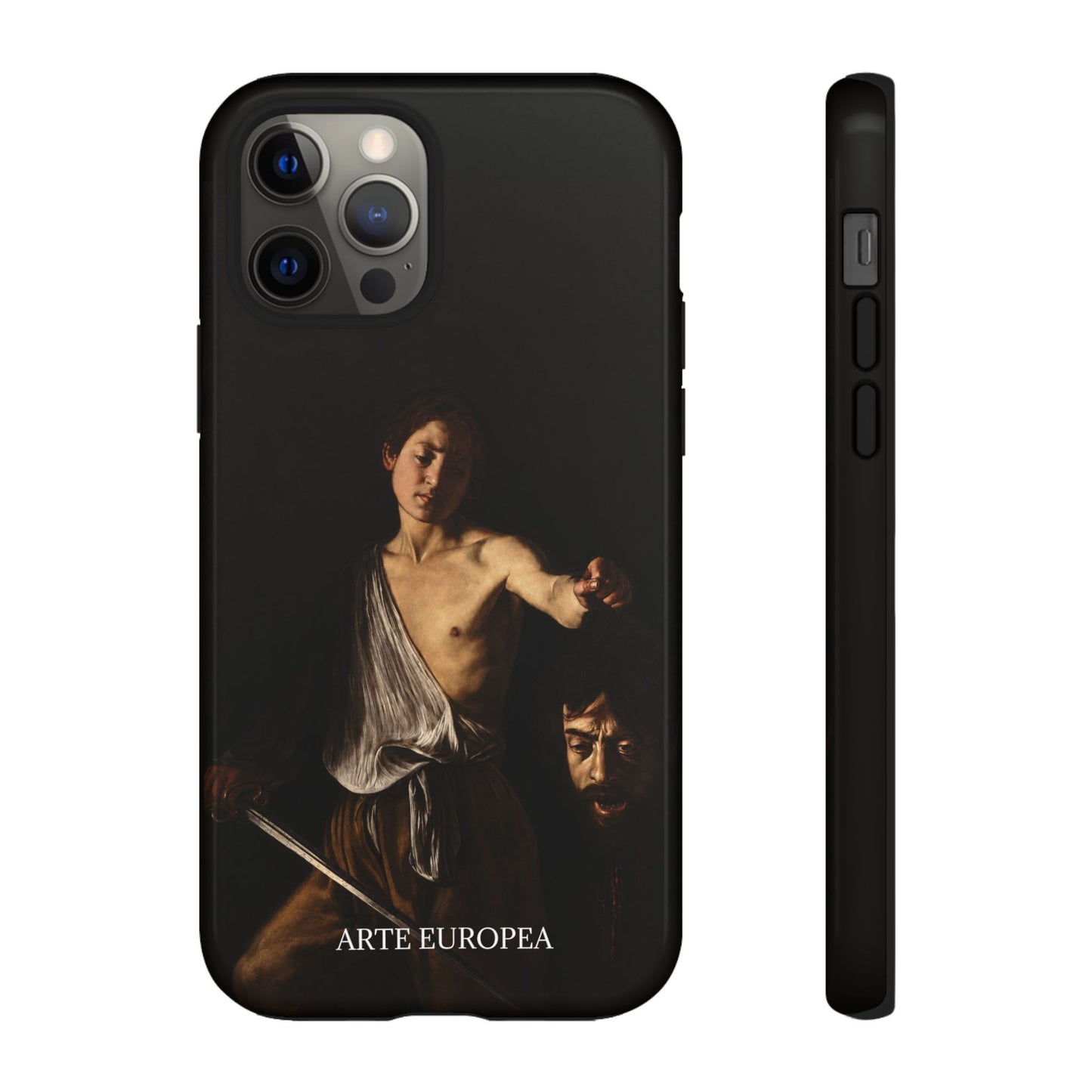 David with the Head of Goliath- Caravaggio (1609-1610) - iPhone Case