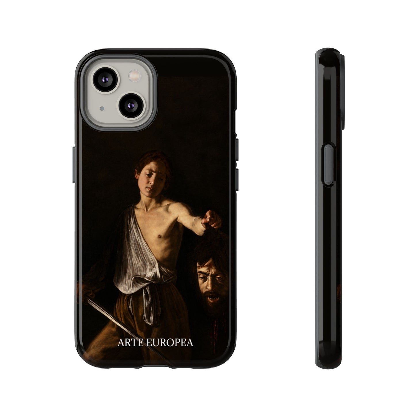 David with the Head of Goliath- Caravaggio (1609-1610) - iPhone Case