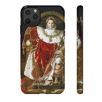 Napoleon I on His Imperial Throne - Jean-Auguste-Dominique Ingres (1806) - iPhone Case