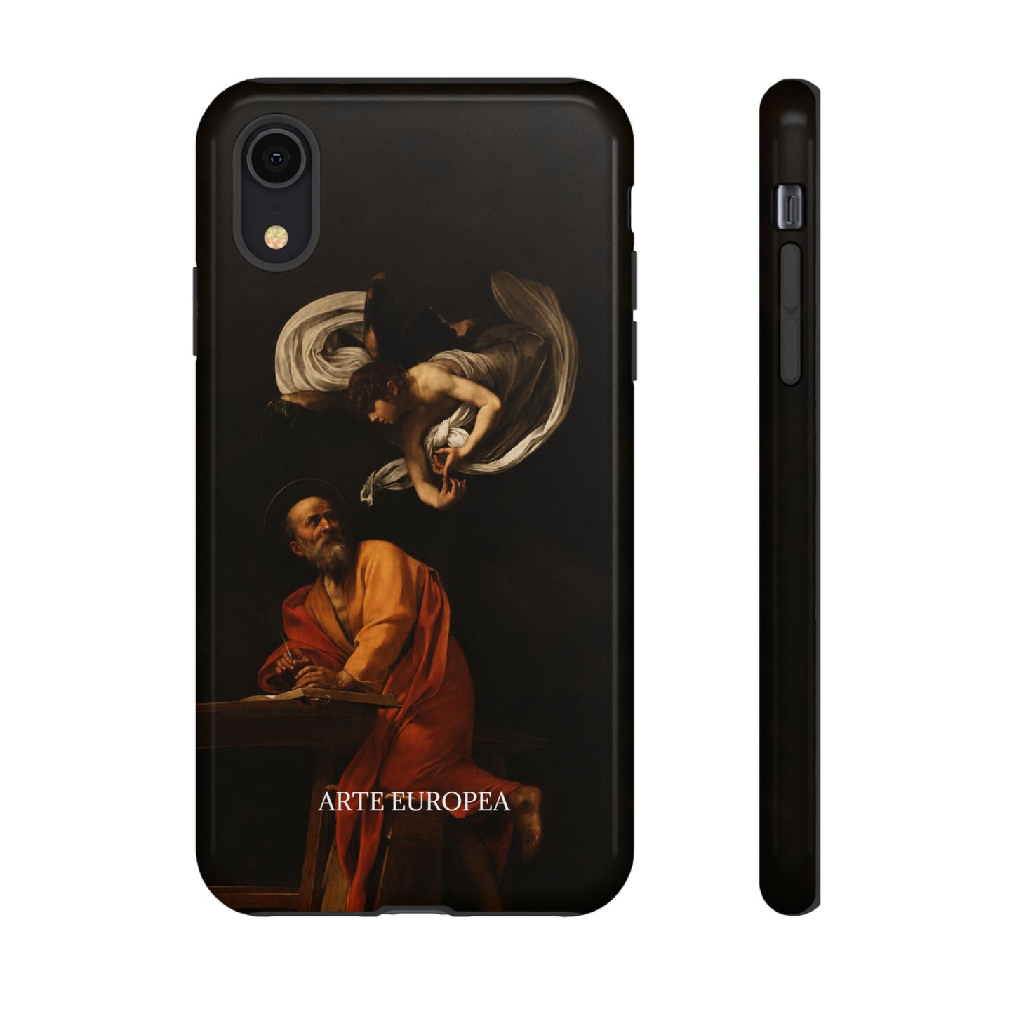 The Inspiration of Saint Matthew - Caravaggio (1602) - iPhone Case