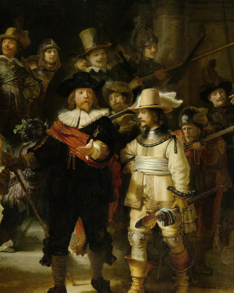 The Night Watch, Rembrandt van Rijn, 1642. Detail.